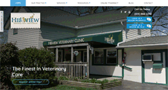 Desktop Screenshot of hillviewvet.com